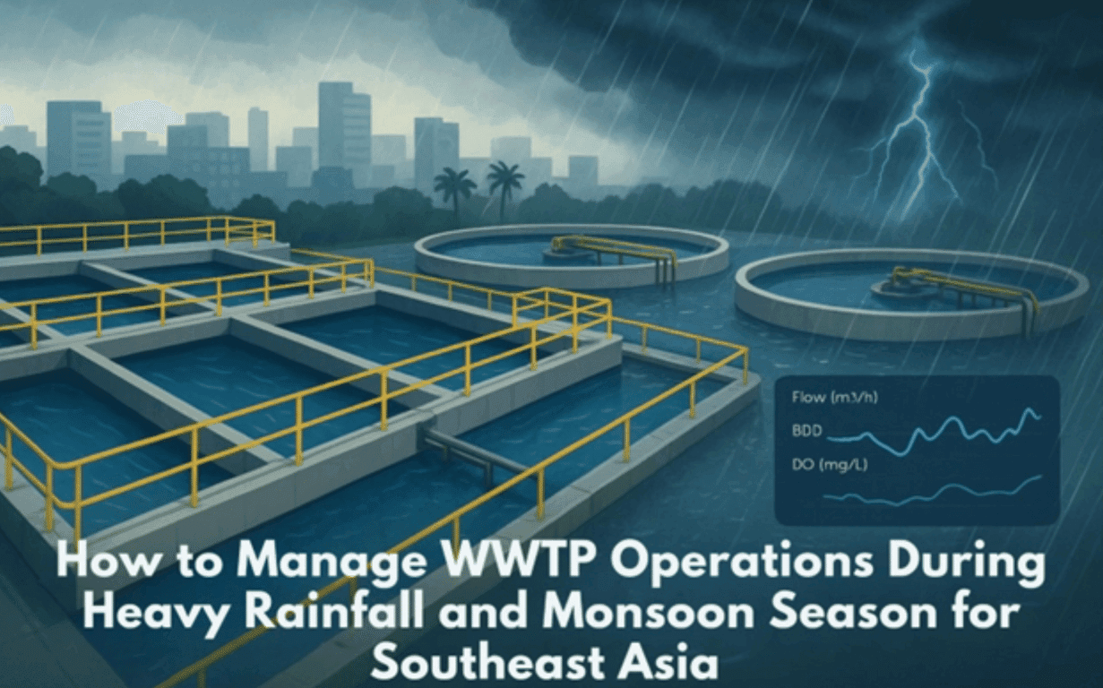 How to Manage WWTP Operations During Heavy Rainfall and Monsoon Season for Southeast Asia